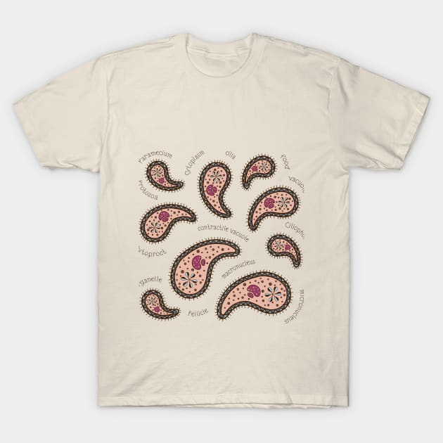 Paramecia Paisley T-Shirt by Mozartini